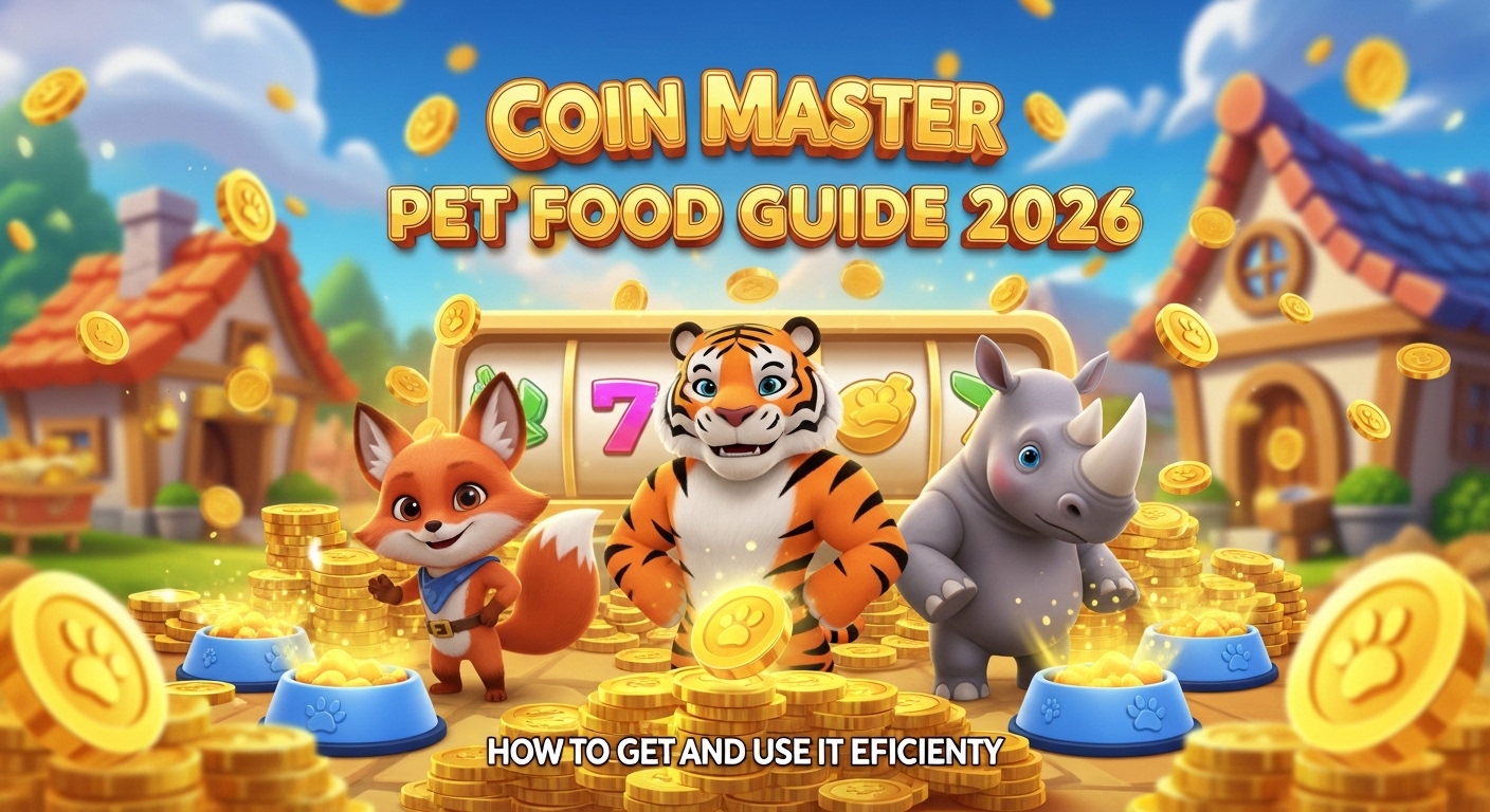 Coin Master Pet Food Guide: How to Get and Use It Efficiently (2026)